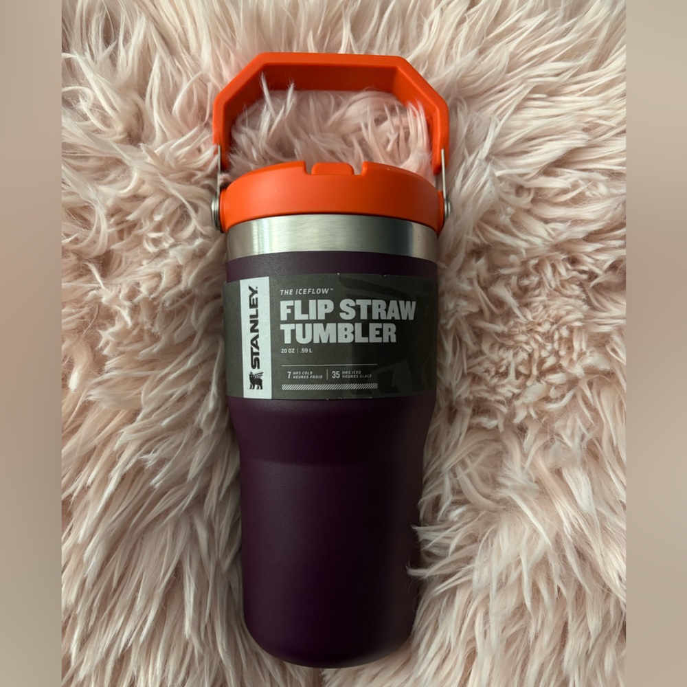 Stanley Flip Straw Tumbler - Plum and Orange